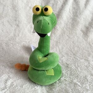 Disney Parks Green Rattle Snake Kaa Jungle Book Plush 9” Stuffed Toy